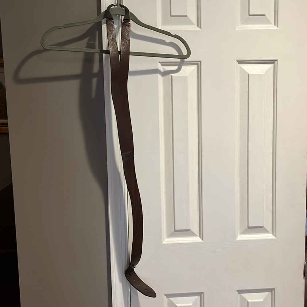 JJill brown leather belt